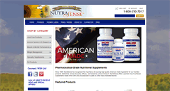 Desktop Screenshot of nutrasense.com